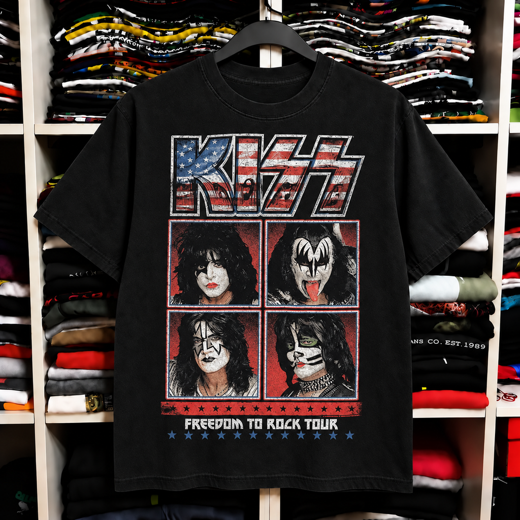 Vintage KISS Band Concert T-Shirt