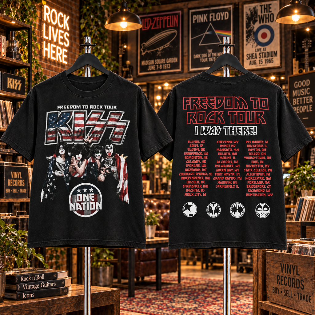 Vintage KISS Band Concert T-Shirt