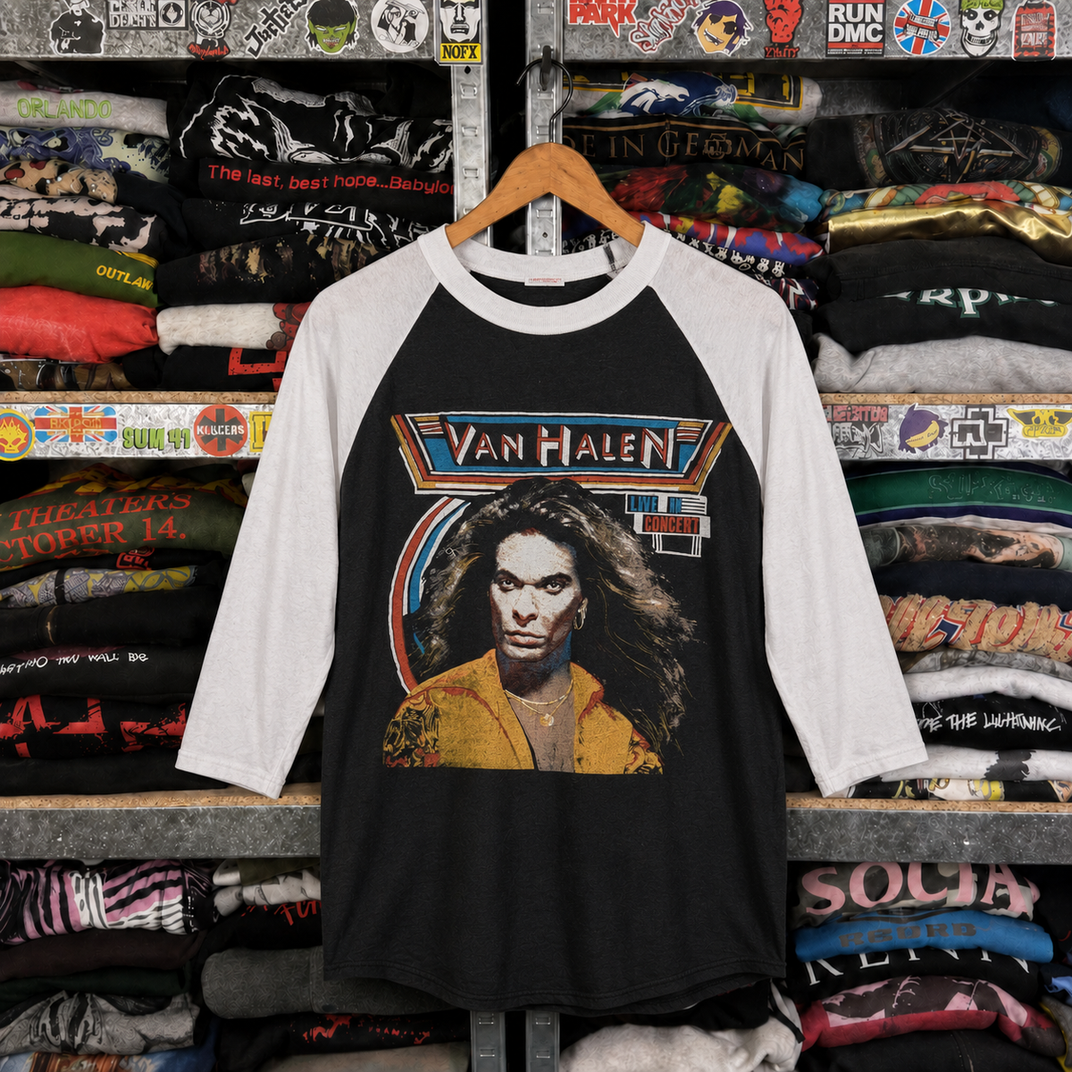 Vintage Van Halen Raglan T-Shirt