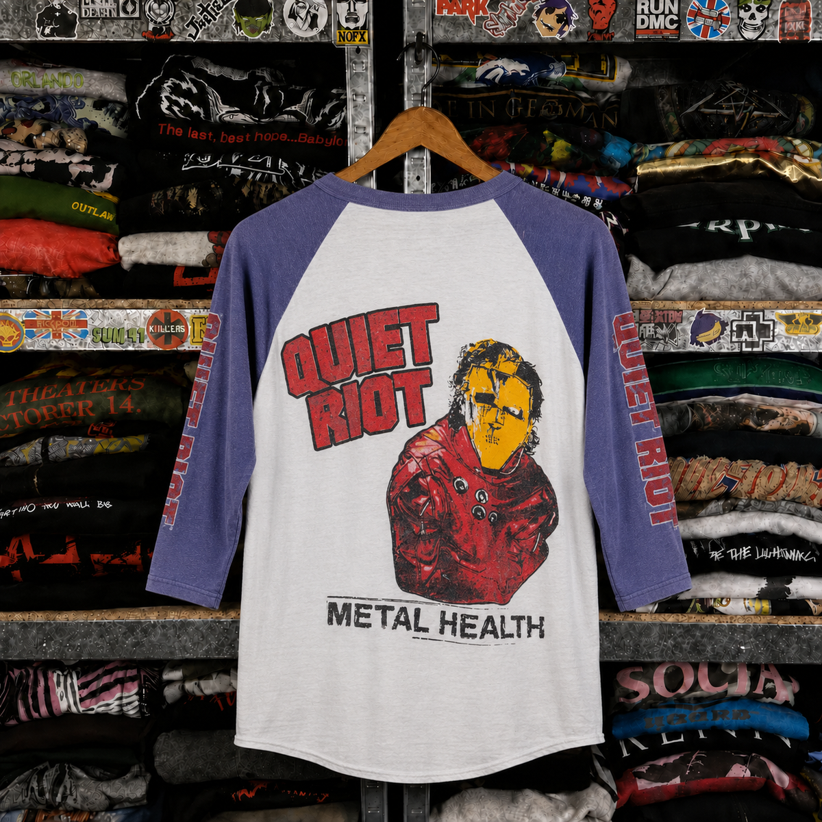 Rare Hard To Find Vintage Black Sabbath Raglan Shirt, Nearly Sold Out Collectors Piece