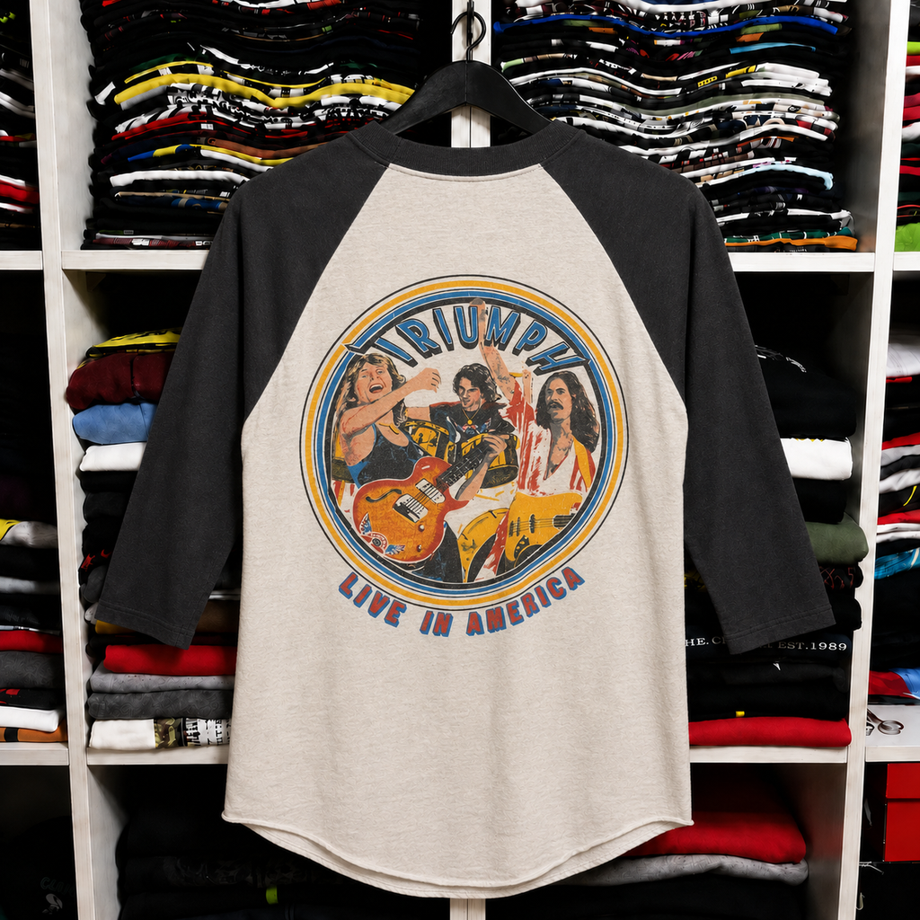 Triumph band raglan t-shirt