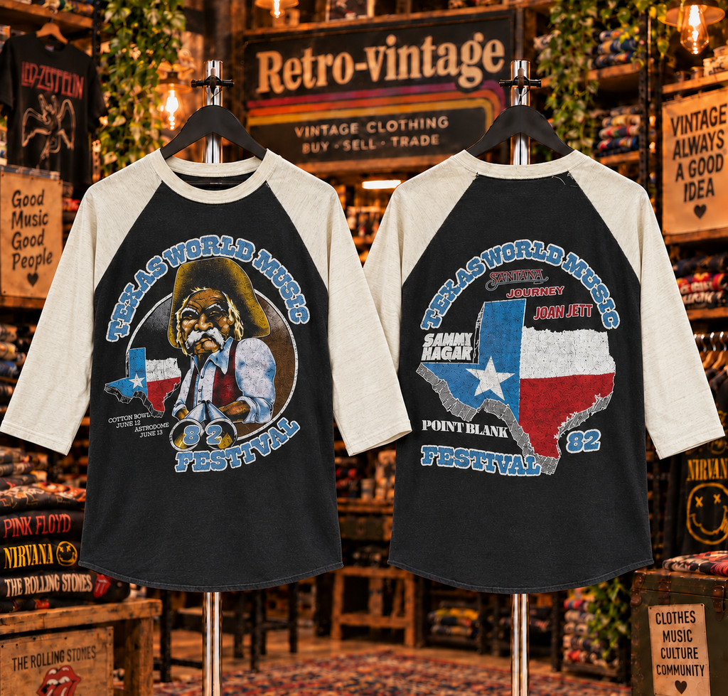 Texas World Music Festival Raglan T-Shirt