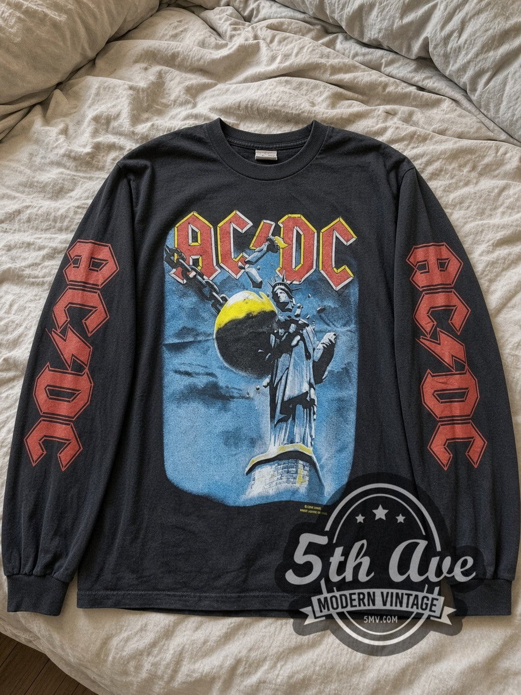 AC/DC – Wrecking Ball – Vintage Band Long Sleeve T-Shirt