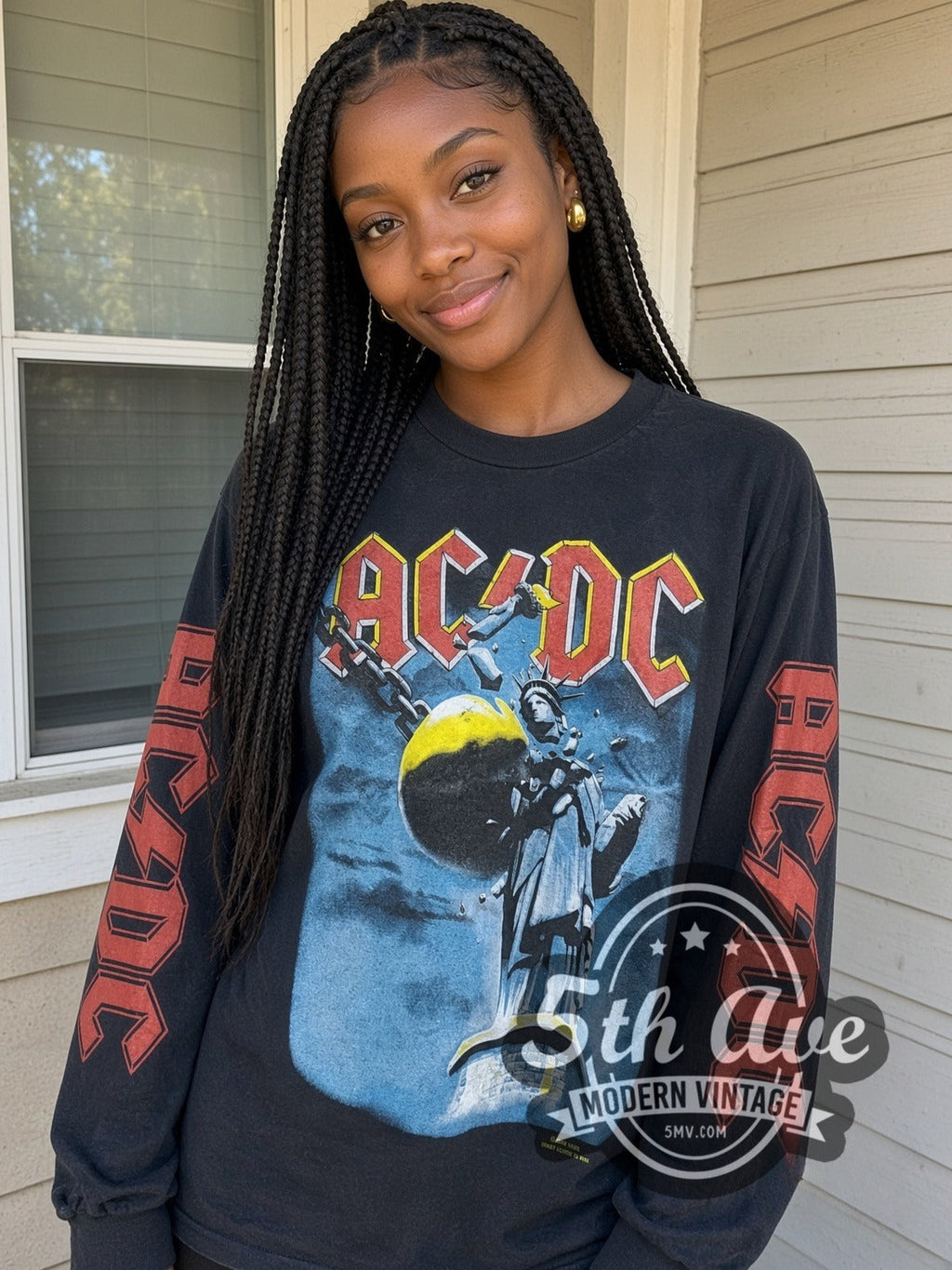 AC/DC – Wrecking Ball – Vintage Band Long Sleeve T-Shirt