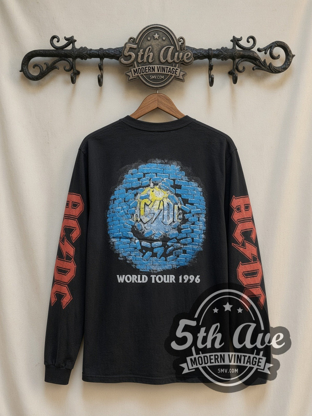 AC/DC – Wrecking Ball – Vintage Band Long Sleeve T-Shirt