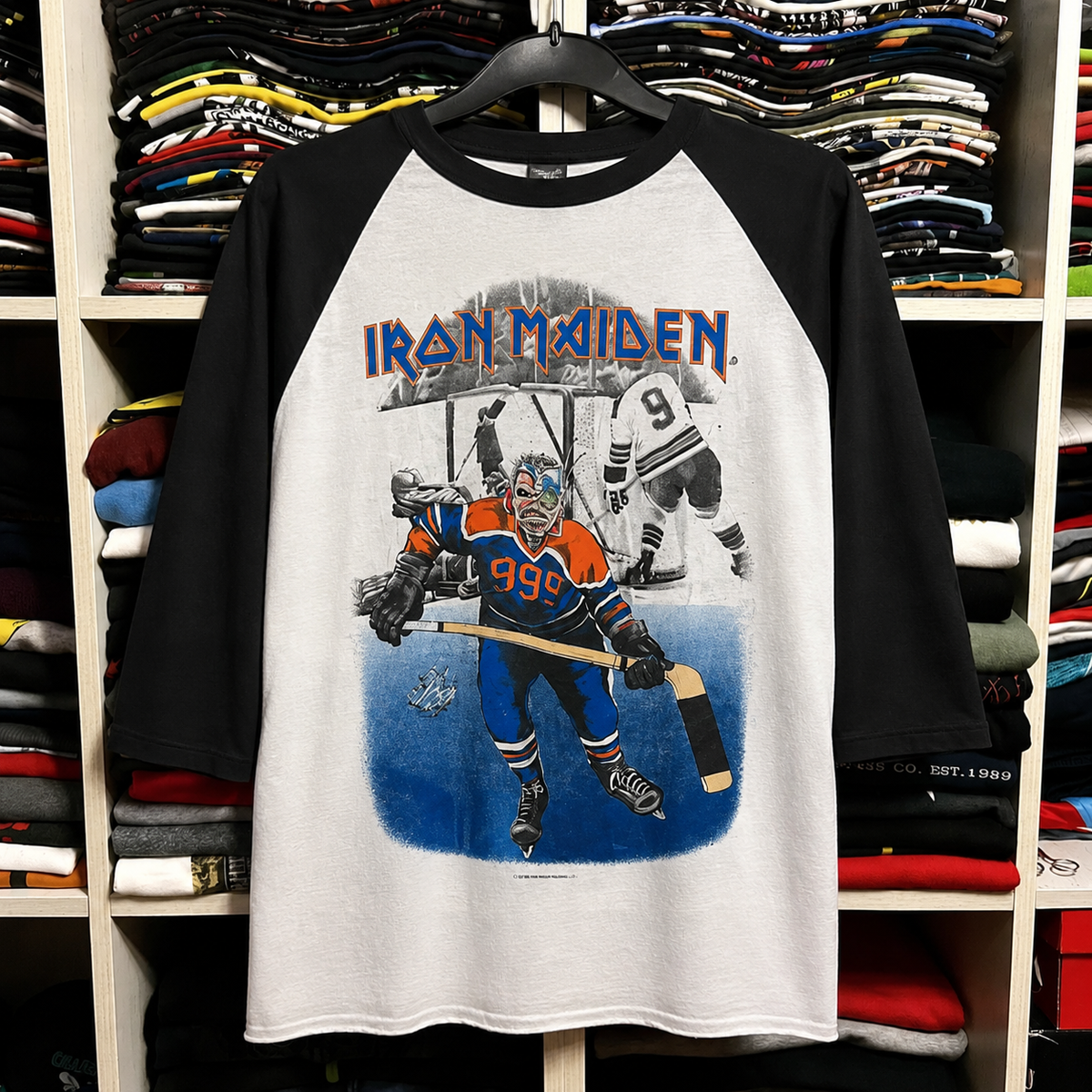 Vintage Iron Maiden Raglan T-Shirt