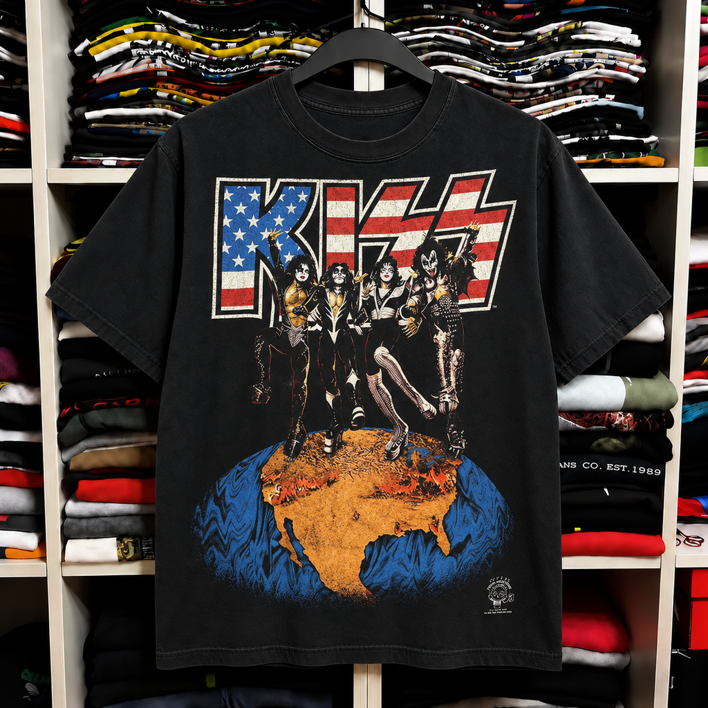 Vintage KISS Band Concert T-Shirt