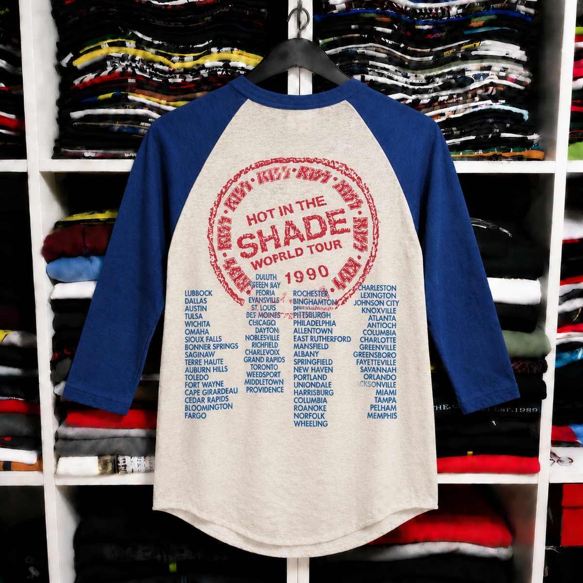 KISS Hot in the Shade World Tour raglan