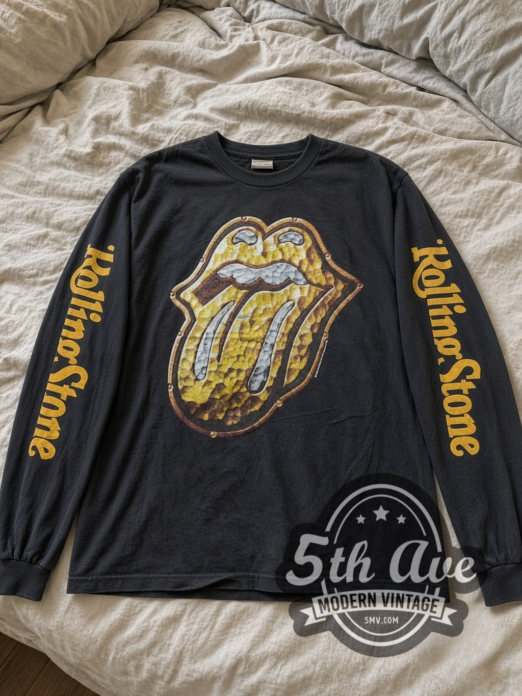 The Rolling Stones – Gold Tongue – Vintage Band Long Sleeve T-Shirt