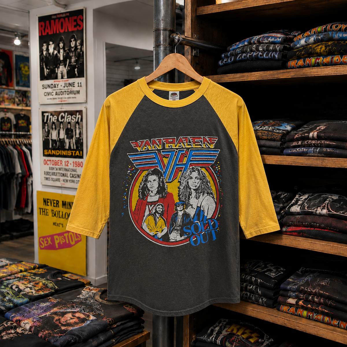 Vintage Van Halen Raglan T-Shirt