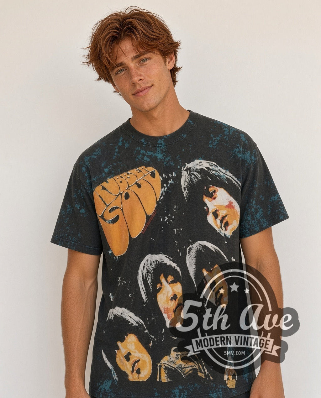The Beatles – Rubber Soul – All Over Print – Vintage Band T-Shirt