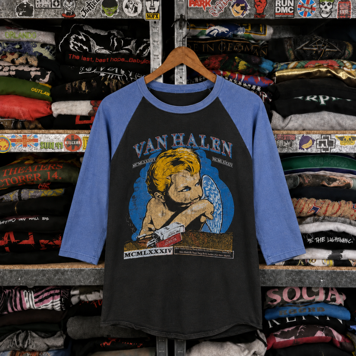 Vintage Van Halen Raglan T-Shirt