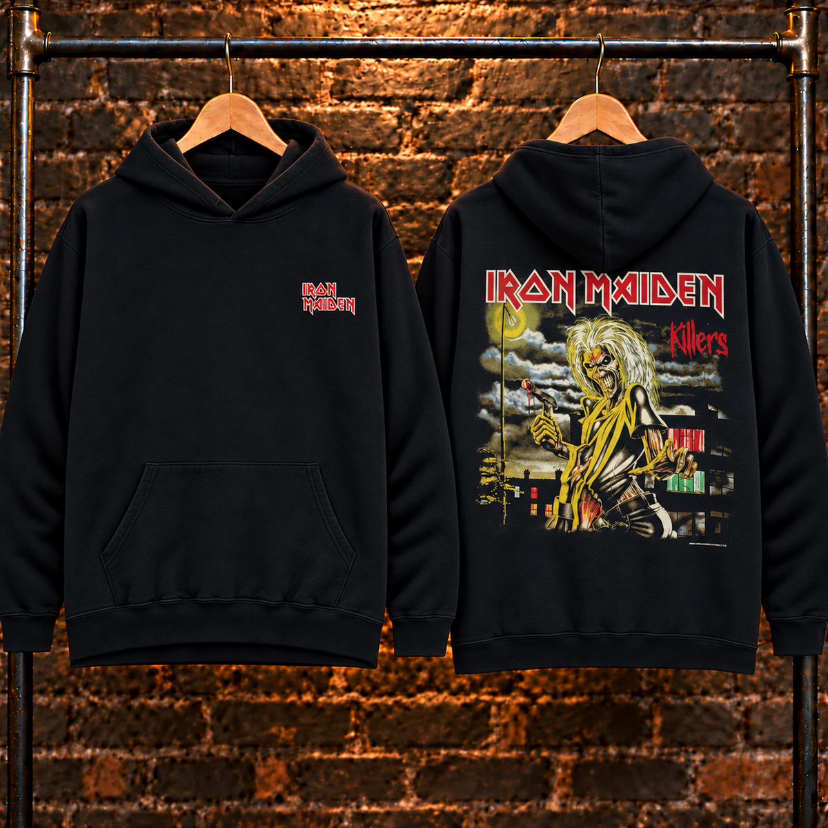 🔥 HOT PICK 🎸 Iron Maiden Hoodie ⚡ Rare Retro Rock Vibes