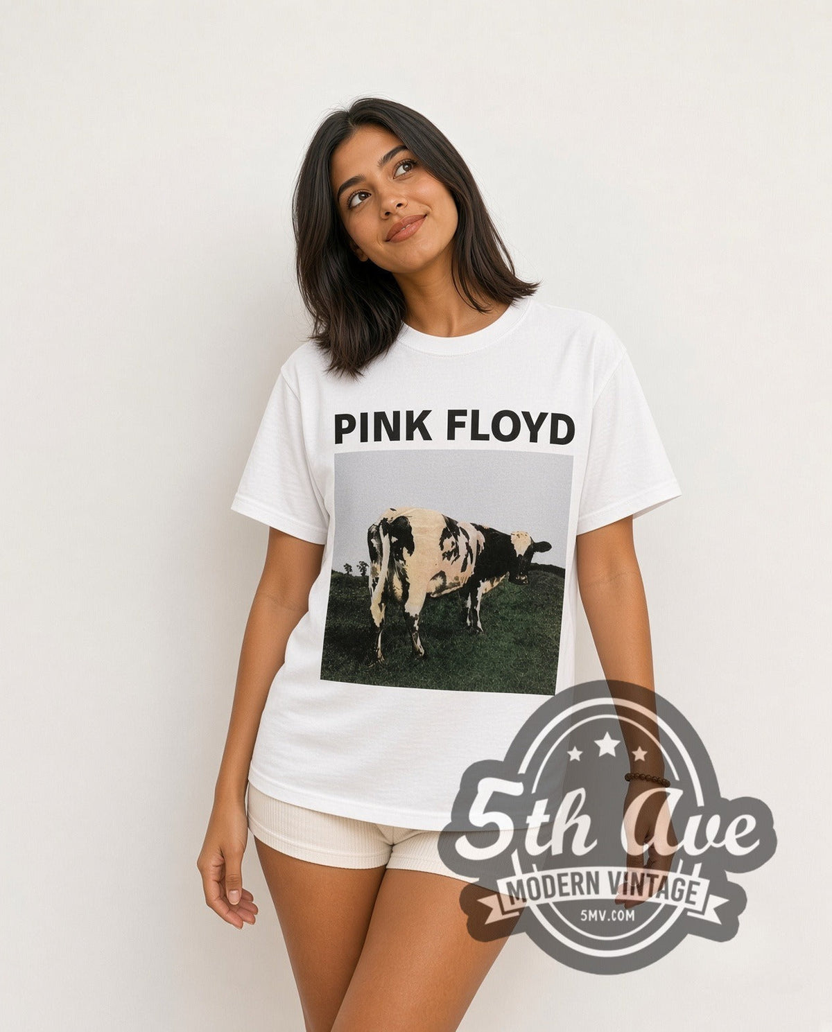 Pink Floyd – Atom Heart Mother Cow Front – Vintage Band T-Shirt