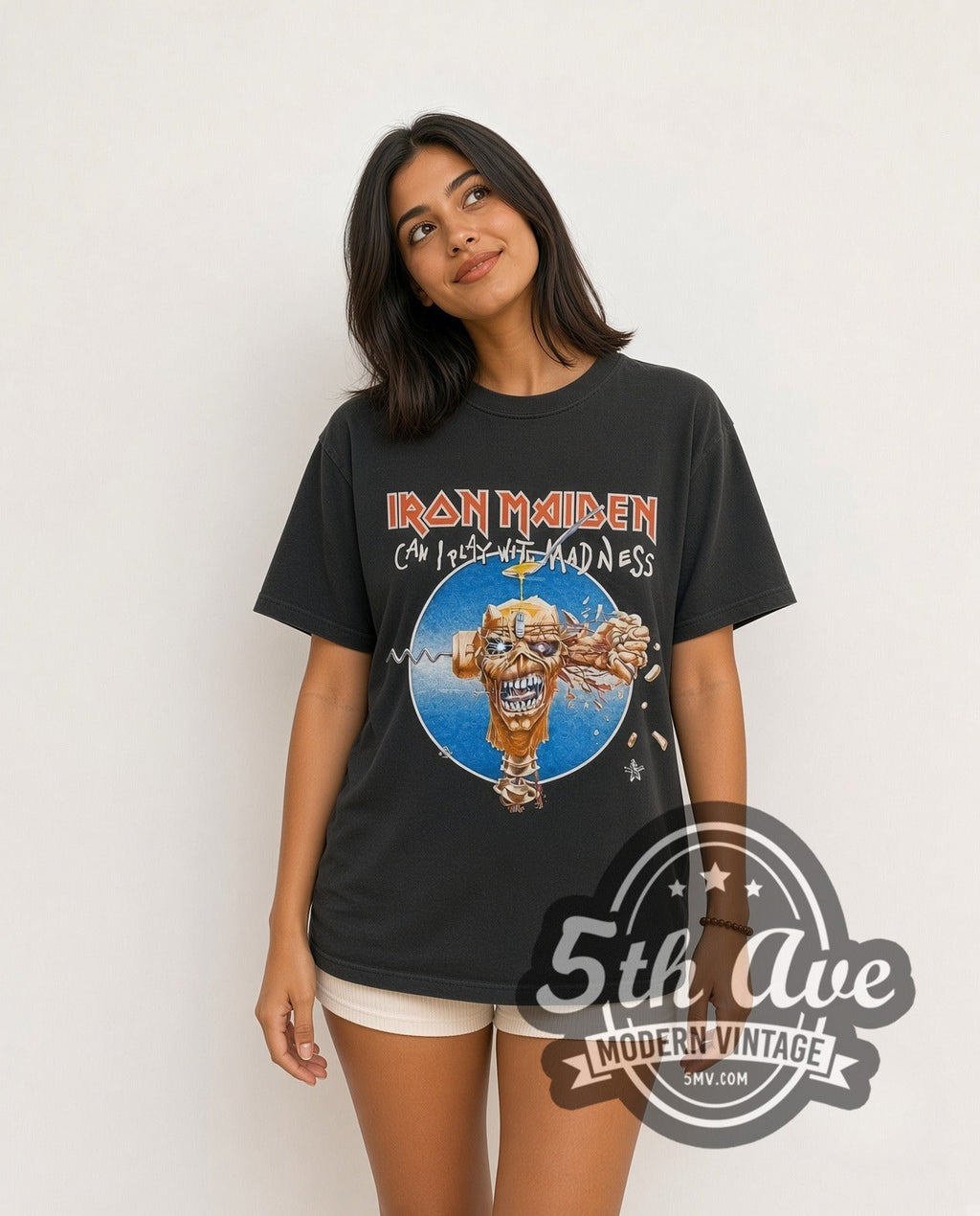 Iron Maiden – Can I Play With Madness – Vintage Band T-Shirt