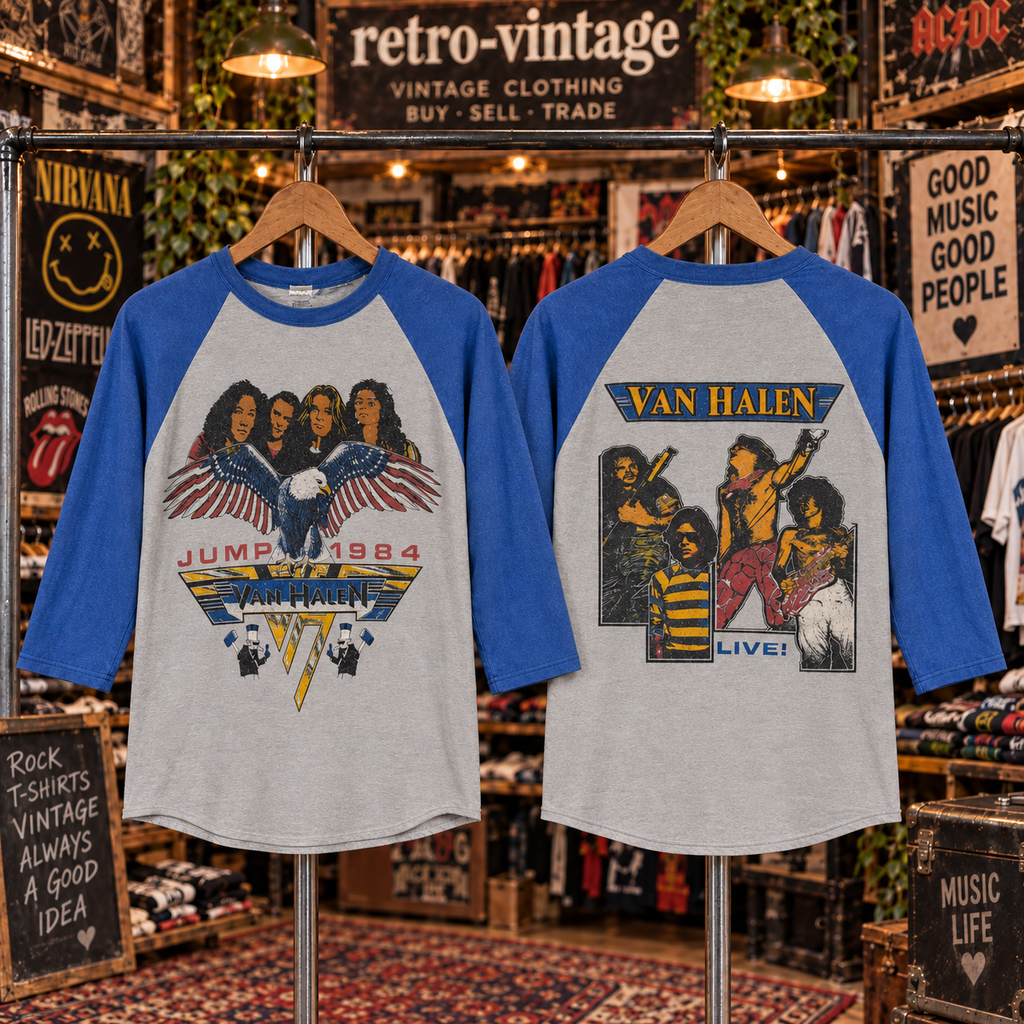 Vintage Van Halen Raglan T-Shirt