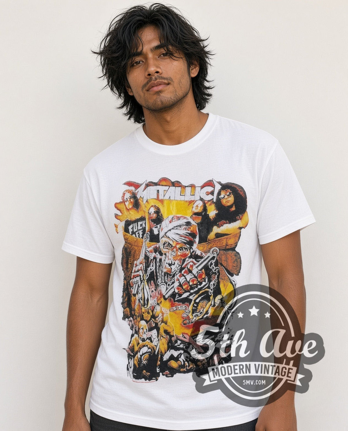 Metallica – Don't Tread on Me – All Over Print – Vintage Band T-Shirt