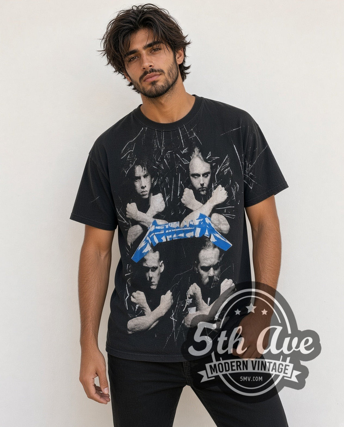 Metallica – Unleash the Metal – All Over Print – Vintage Band T-Shirt