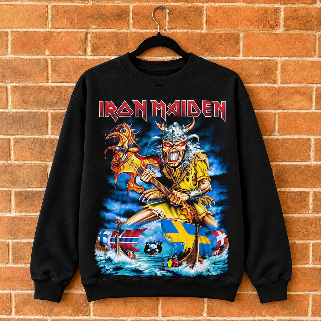 ♠ Iron Maiden Sweatshirt ✦ Iconic & Rare