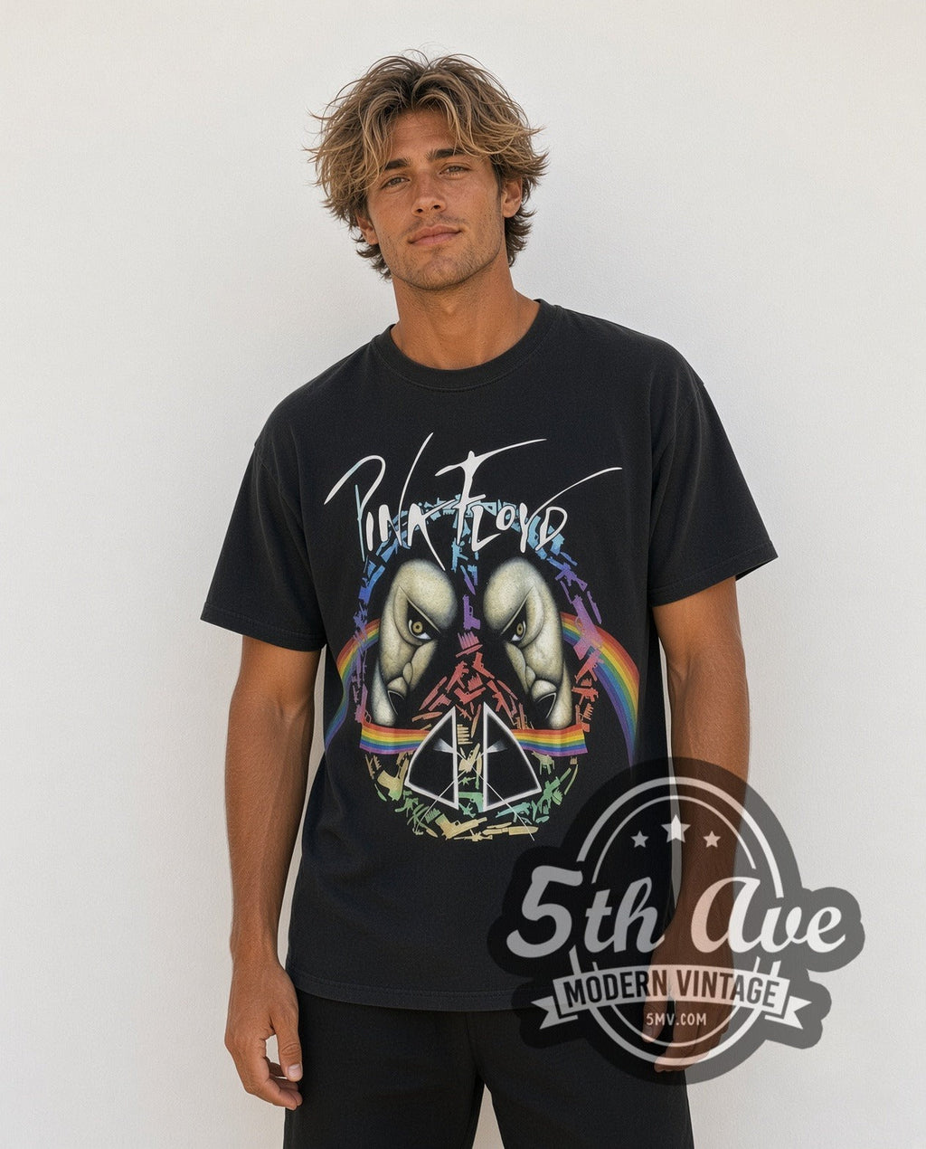 Pink Floyd – All Over Print – Vintage Band T-Shirt