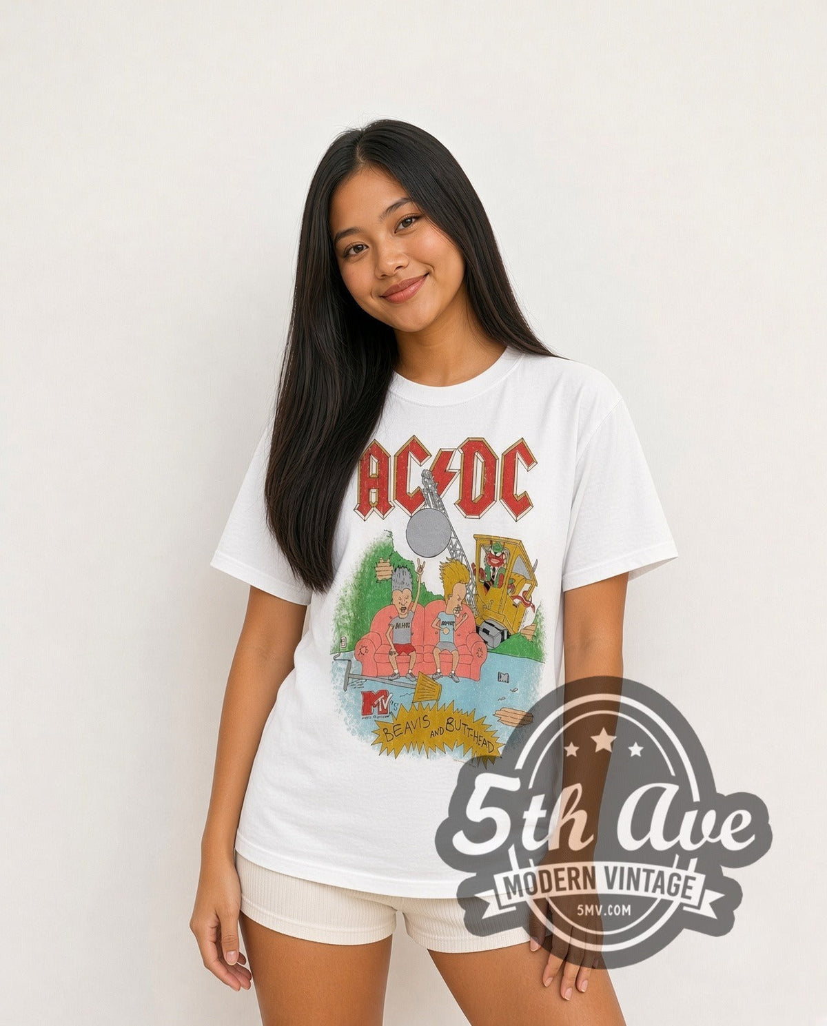 AC/DC – Beavis and Butt-Head – Vintage Band T-Shirt