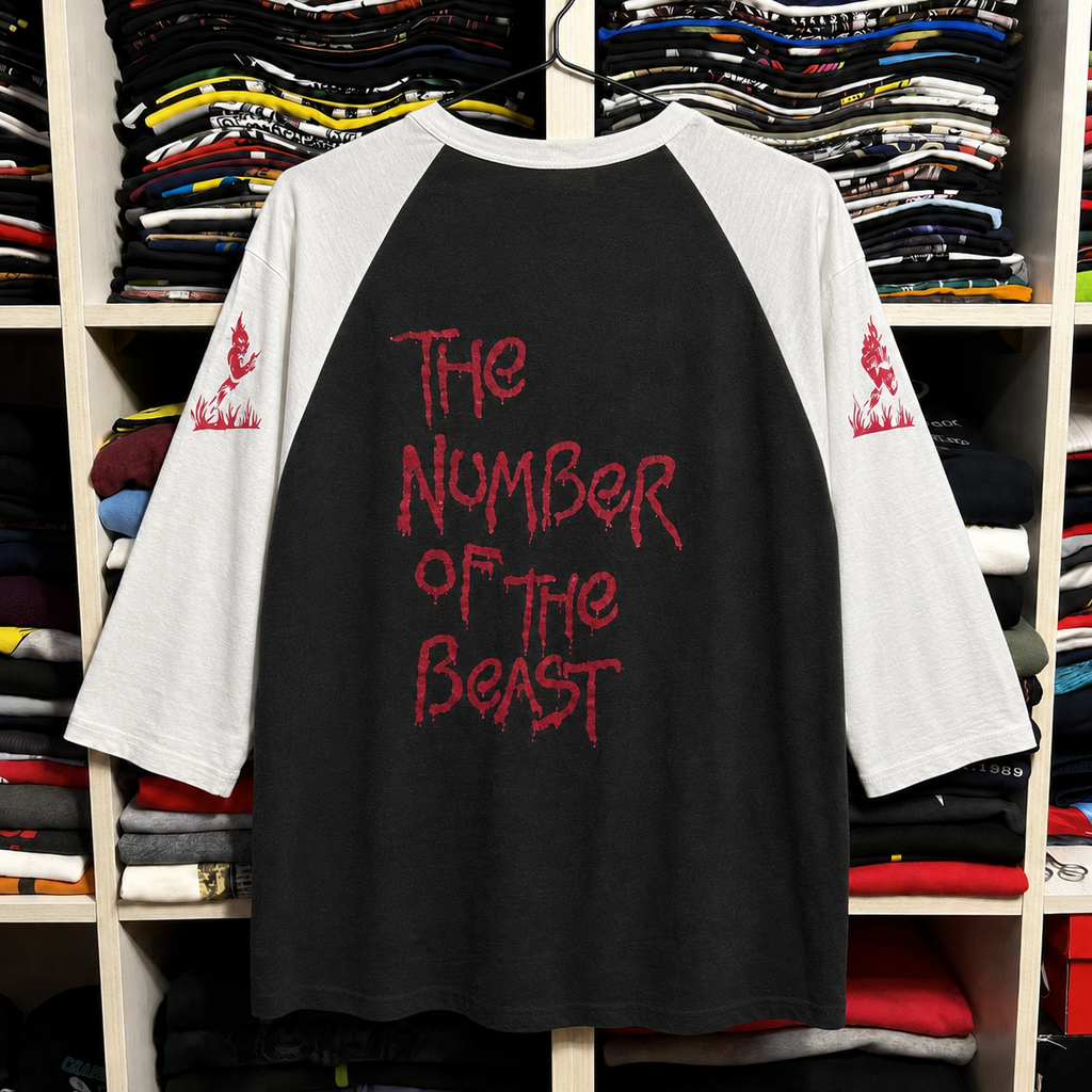 Vintage Iron Maiden Raglan T-Shirt