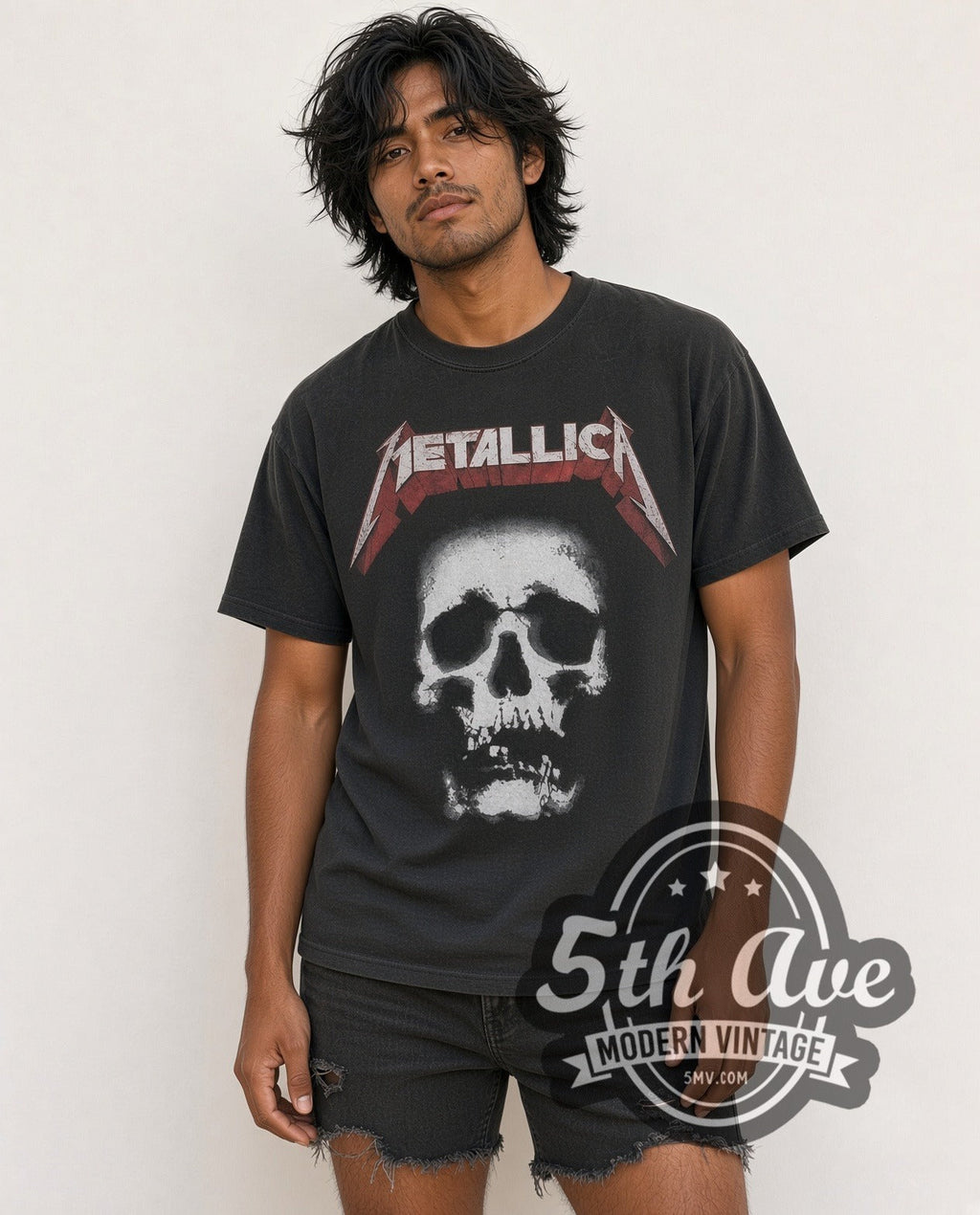 Metallica – Skull Logo – Vintage Band T-Shirt