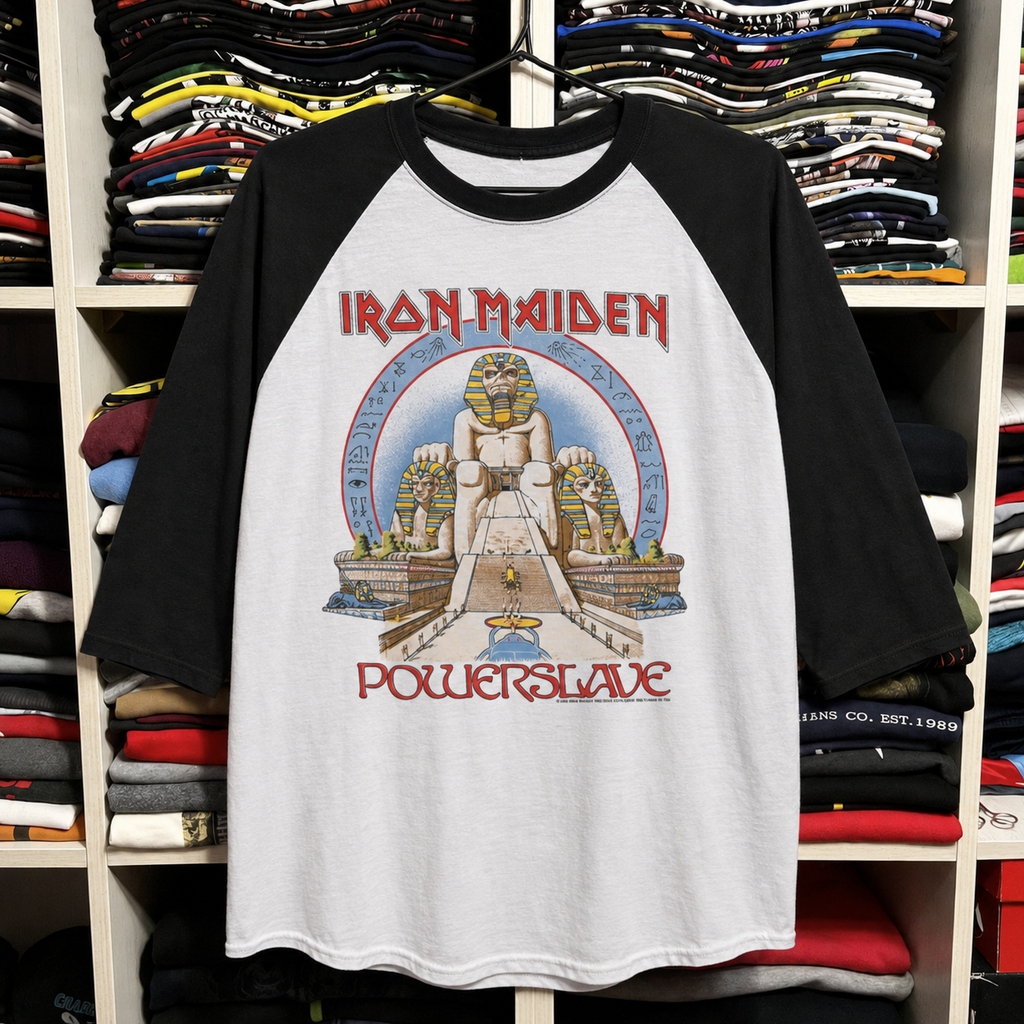 Vintage Iron Maiden Raglan T-Shirt