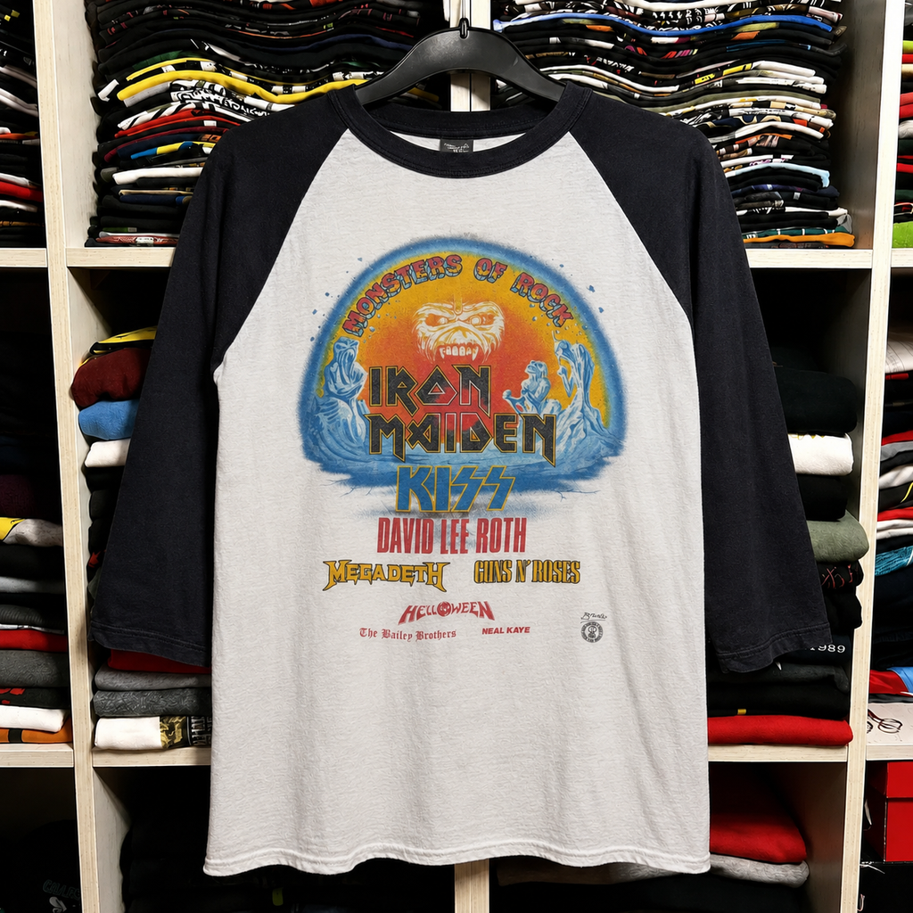 Vintage Iron Maiden Raglan T-Shirt