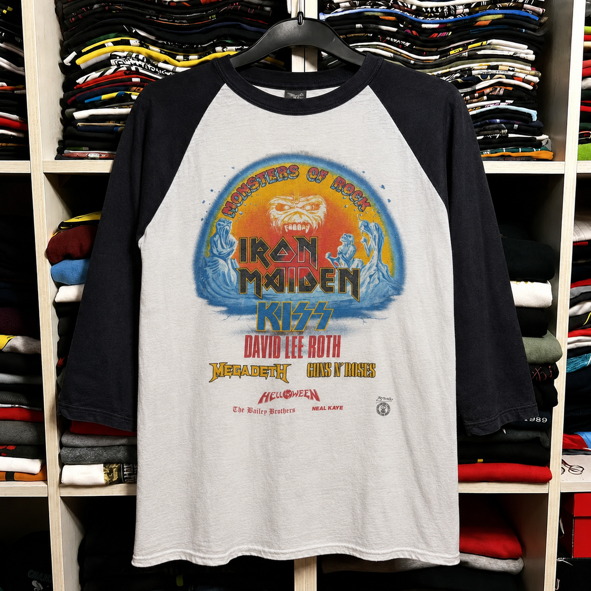 Vintage Iron Maiden Raglan T-Shirt
