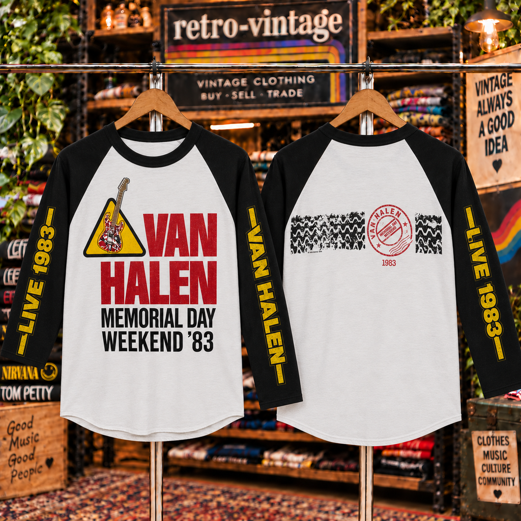 Vintage Van Halen Raglan T-Shirt