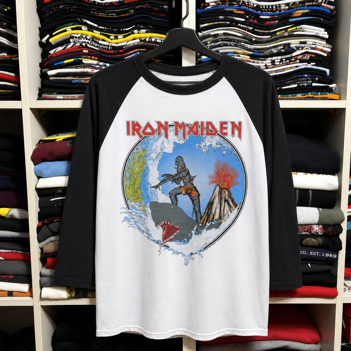 Vintage Iron Maiden Raglan T-Shirt