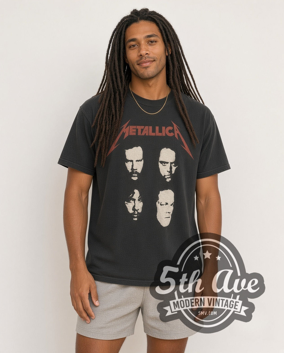 Metallica – Faces and World Tour 'Don't Tread On Me' Snake – Vintage Band T-Shirt