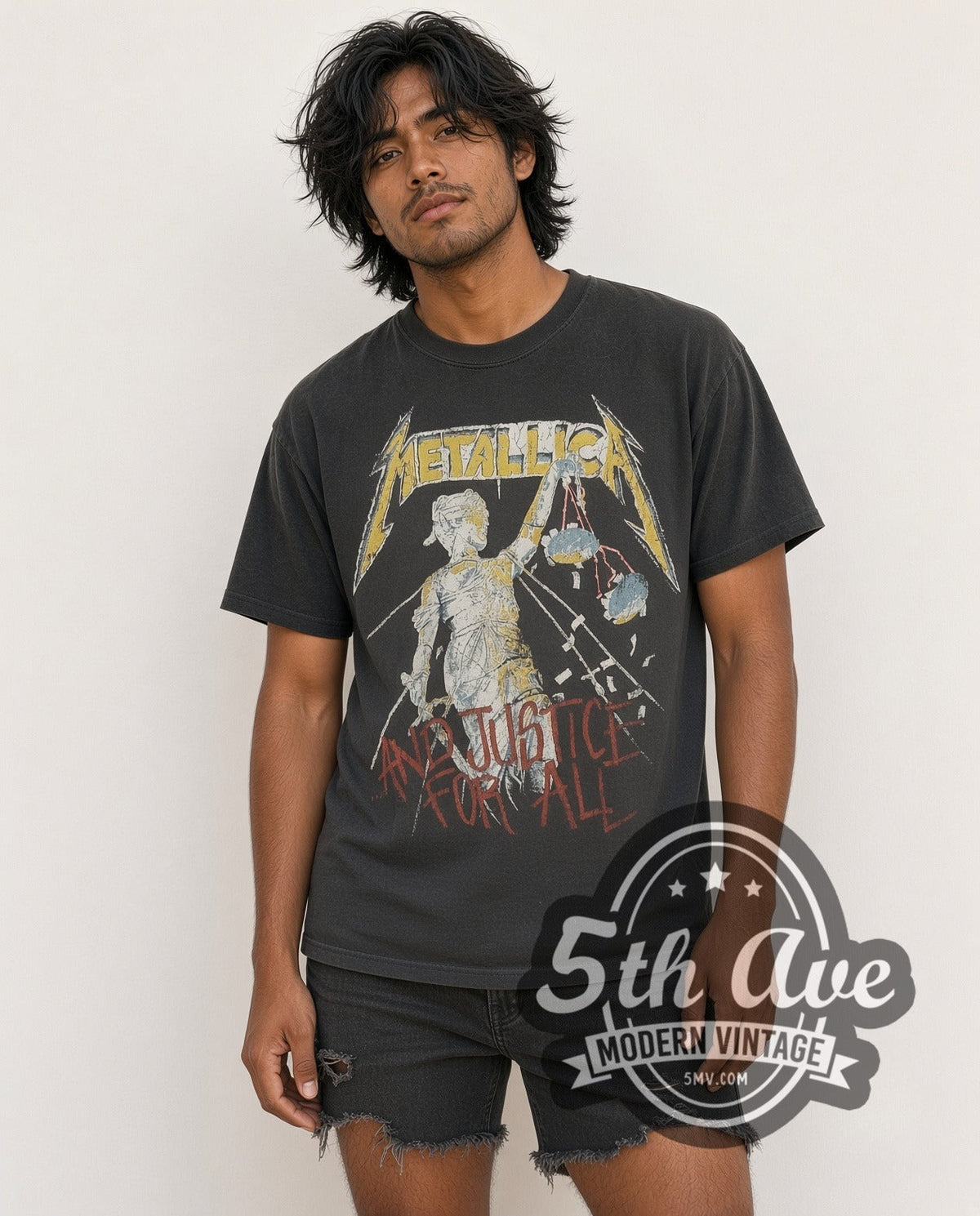 Metallica –...And Justice for All Tour 1989 – Vintage Band T-Shirt