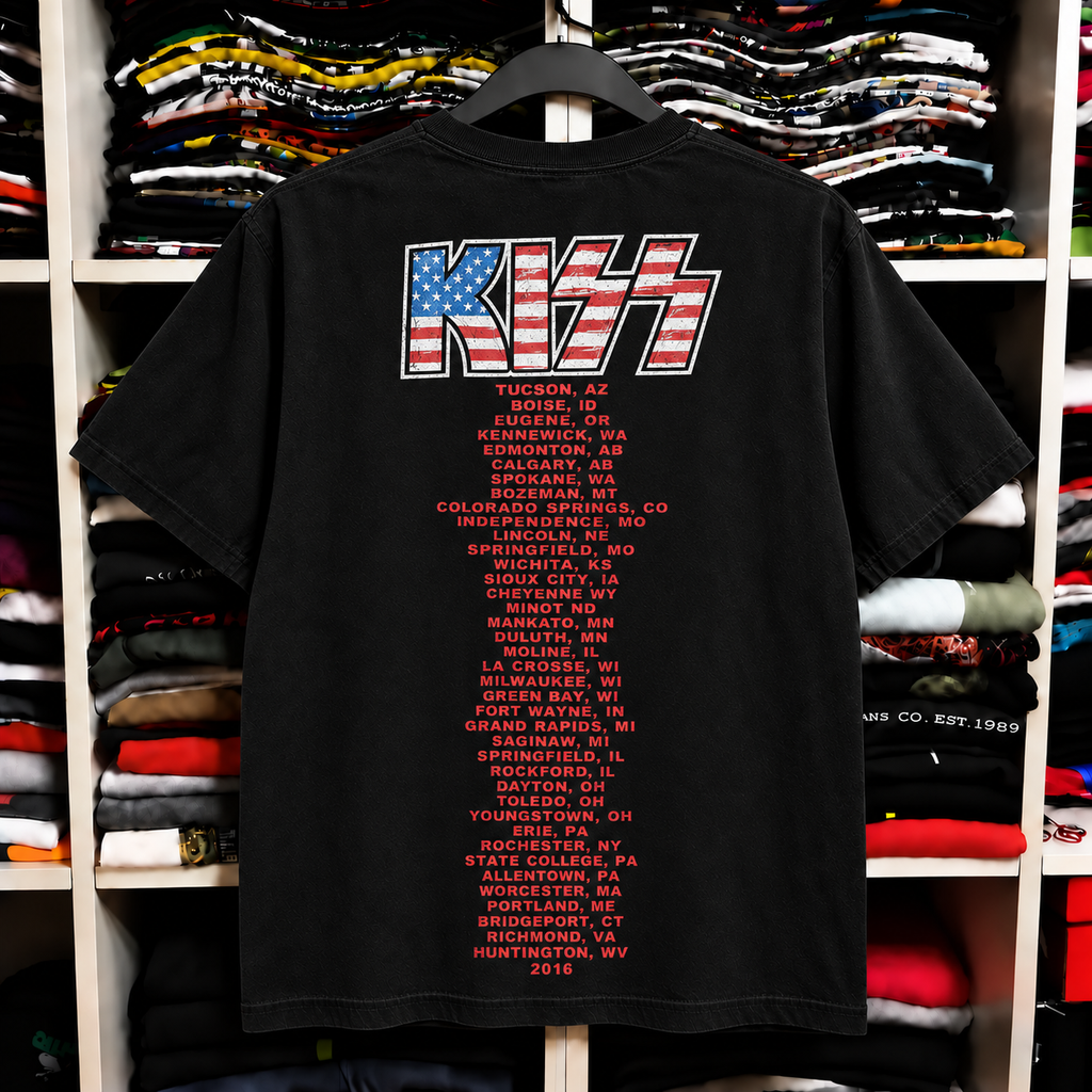 Vintage KISS Band Concert T-Shirt