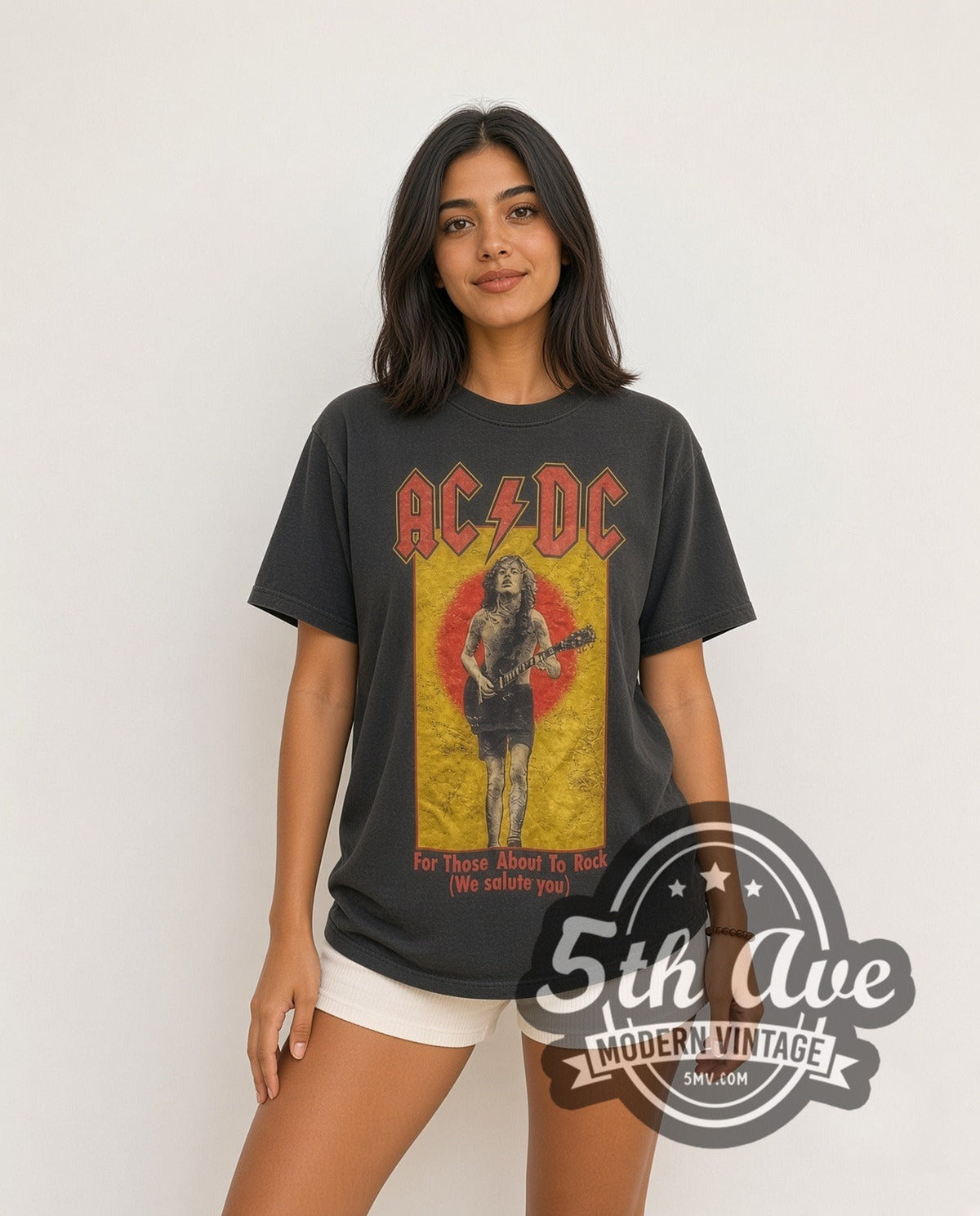 AC/DC – For Those About to Rock Angus – Vintage Band T-Shirt