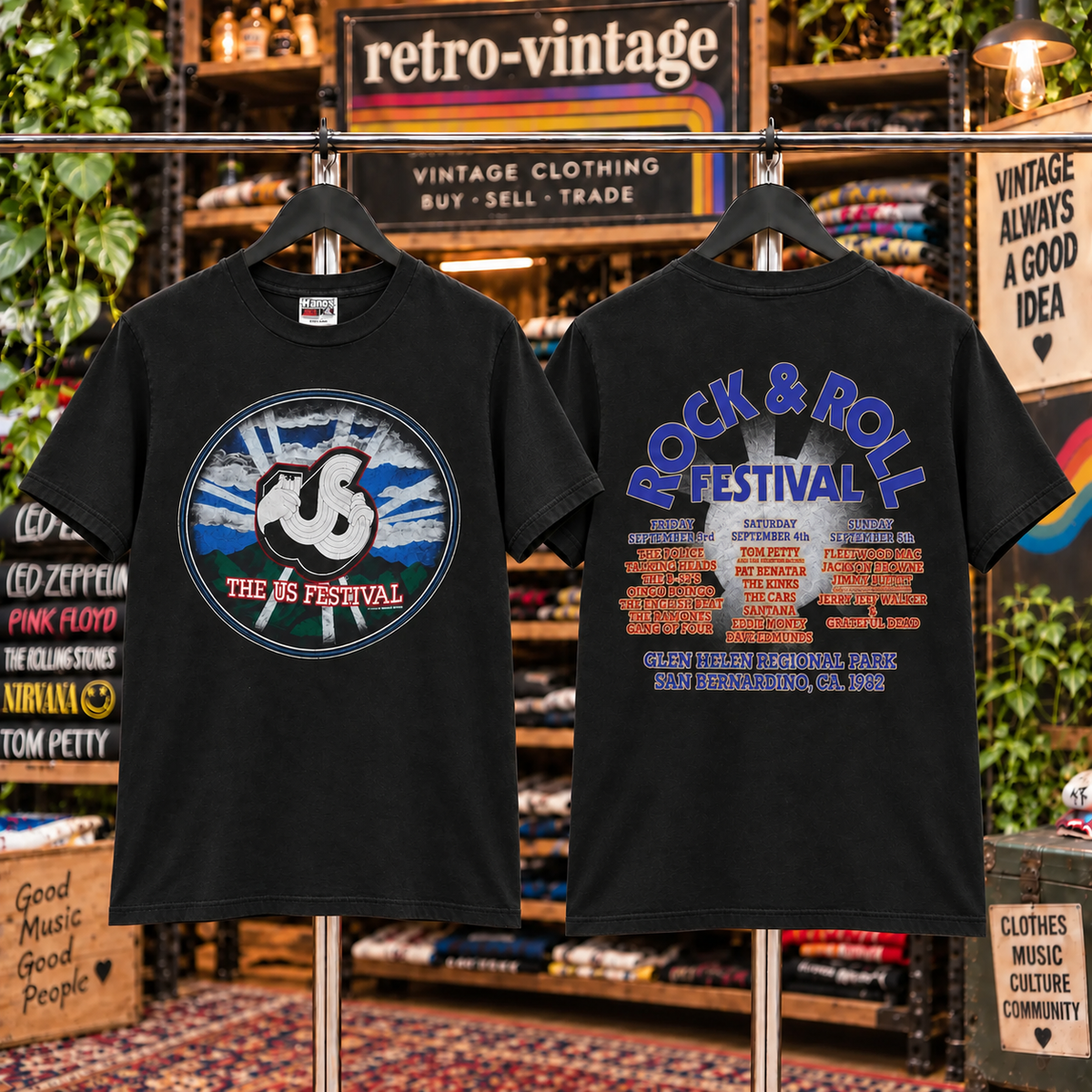 1982 Us Festival Concert T-Shirt