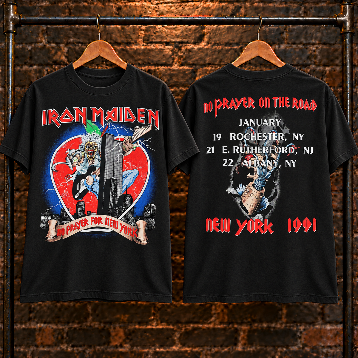 🔥 HOT PICK 🎸 Iron Maiden Tour Tee ⚡ Rare Retro Rock Vibes
