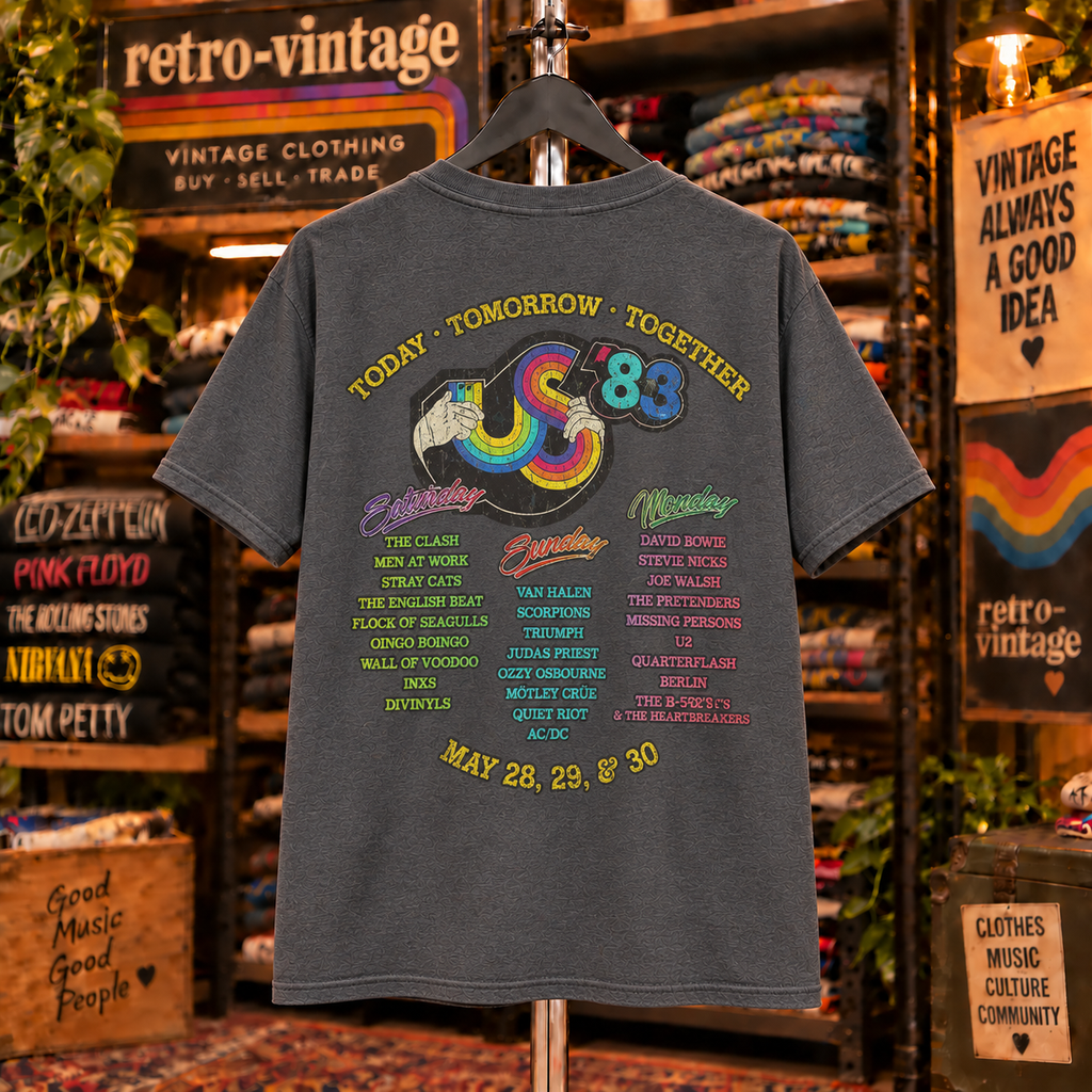 US Festival 1983 F/B Vintage T-Shirt