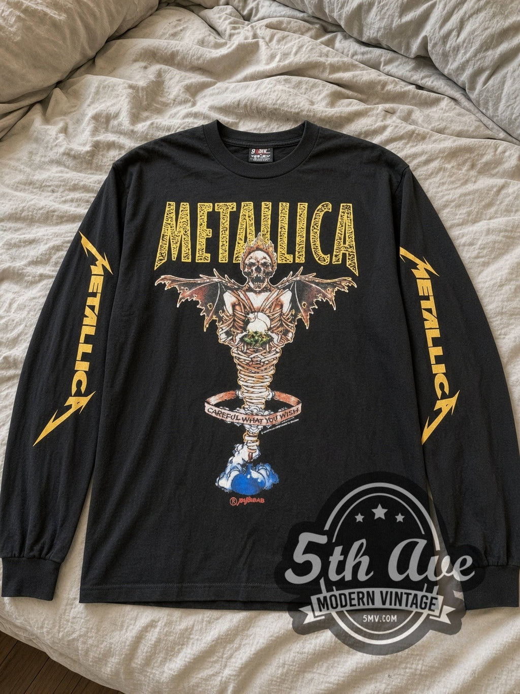 Metallica – Careful What You Wish – Vintage Band Long Sleeve T-Shirt