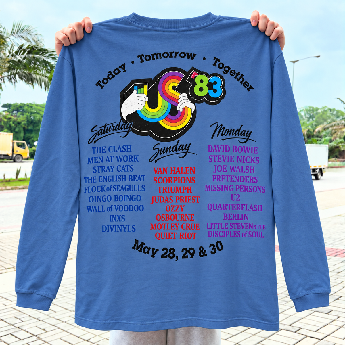 1983 Us Festival Concert Long Sleeve