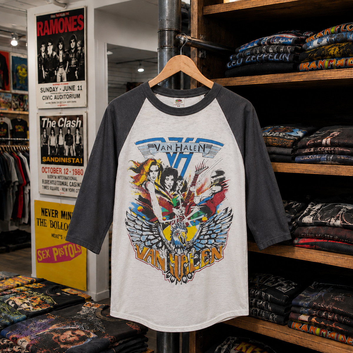 Vintage Van Halen Raglan T-Shirt