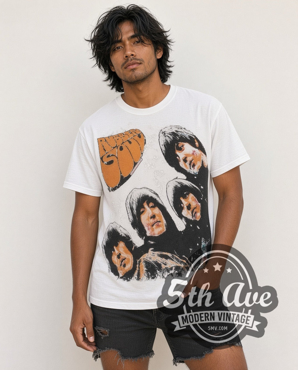 The Beatles – Rubber Soul All Over Print – Vintage Band T-Shirt