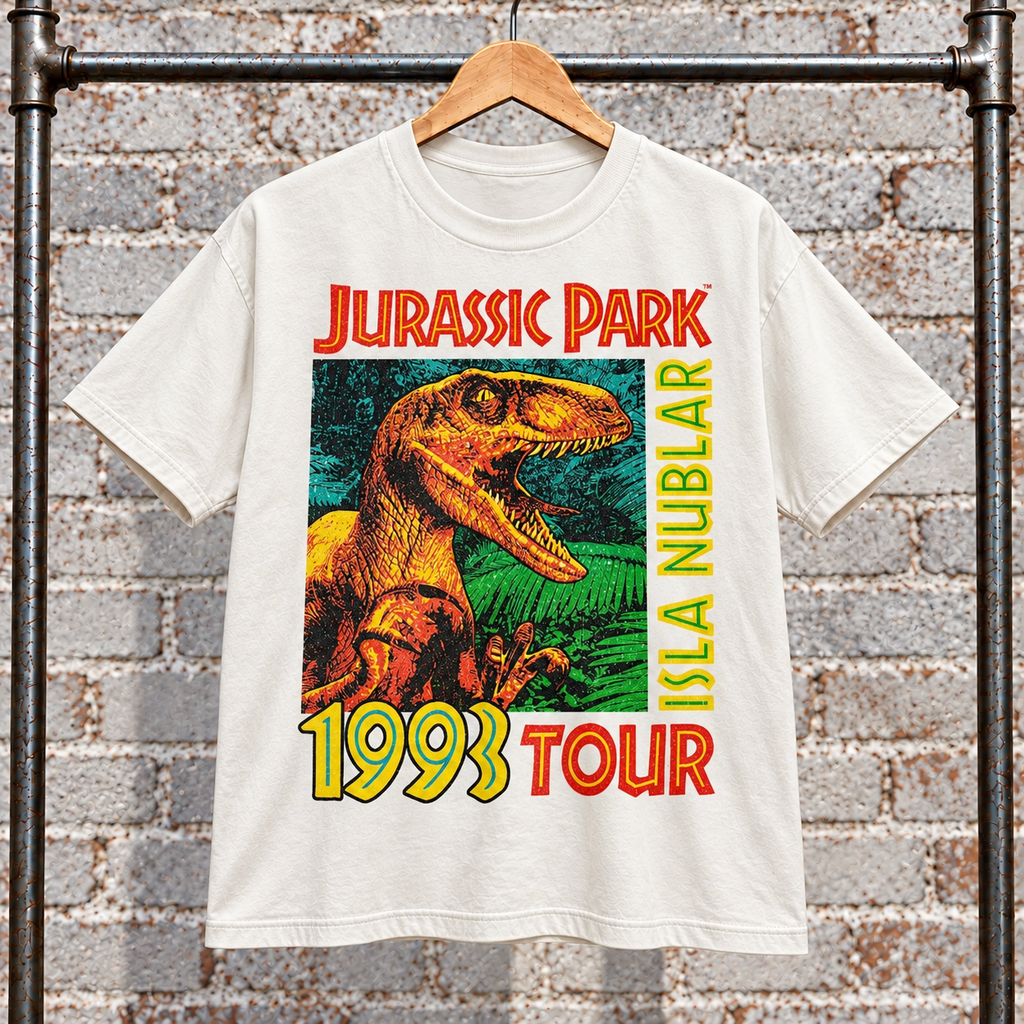 Vintage Jurassic Park Movie T-Shirt