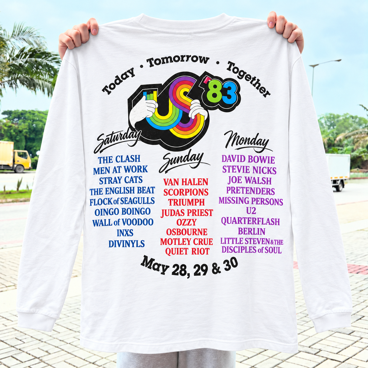 1983 Us Festival Concert Long Sleeve