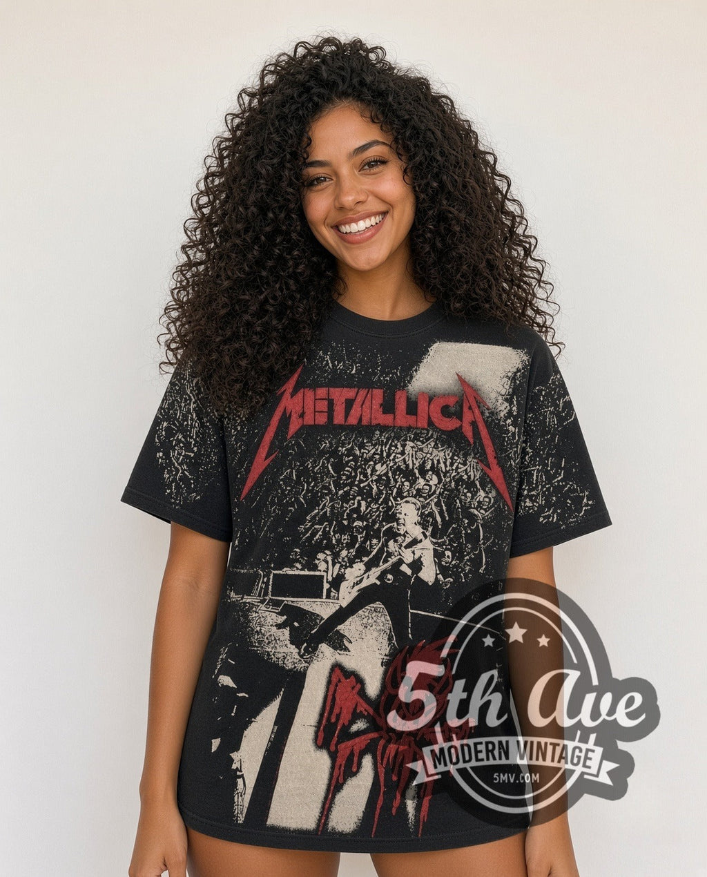Metallica – Stage Right 01 All Over Print – Vintage Band T-Shirt