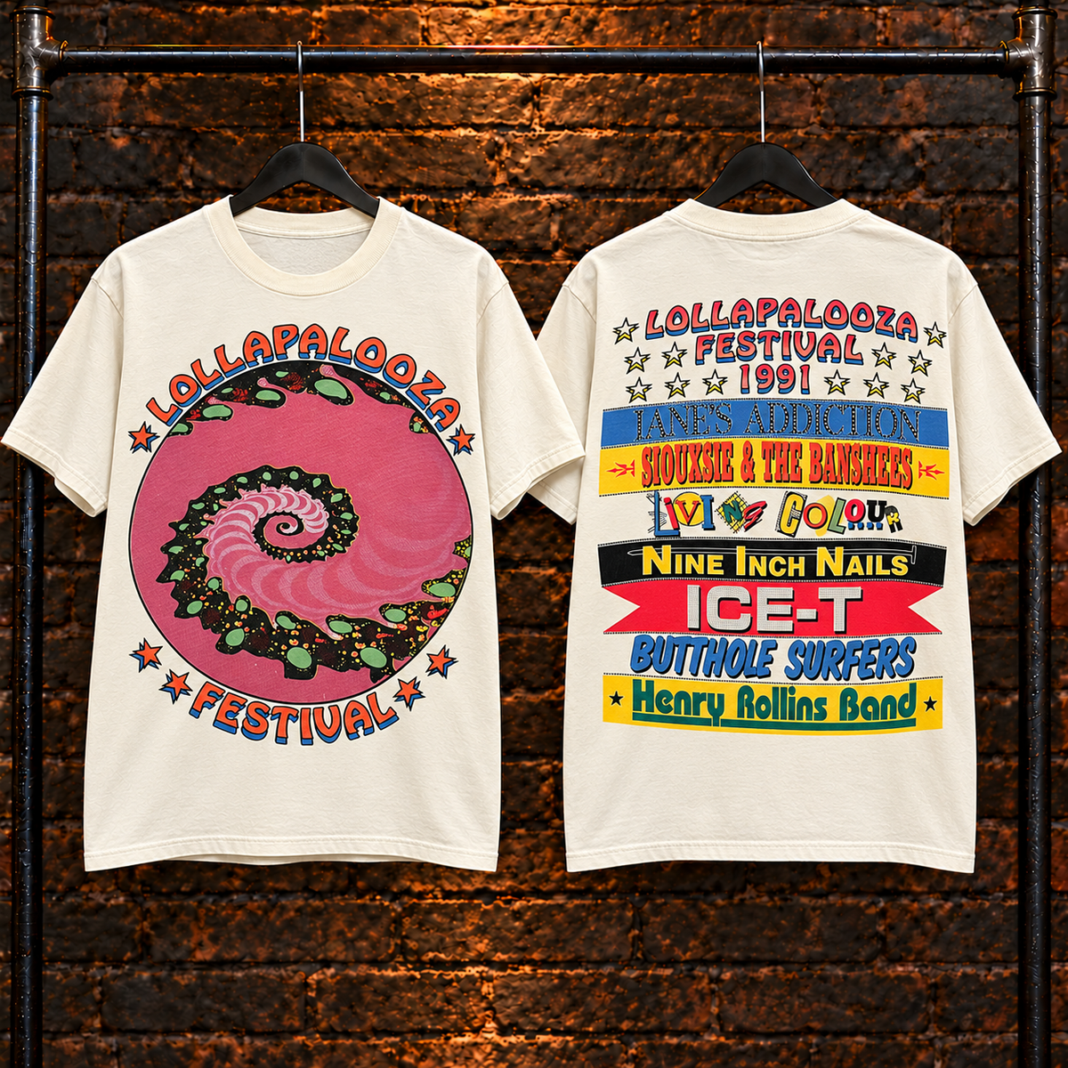 Vintage Lollapalooza Tour T-Shirt