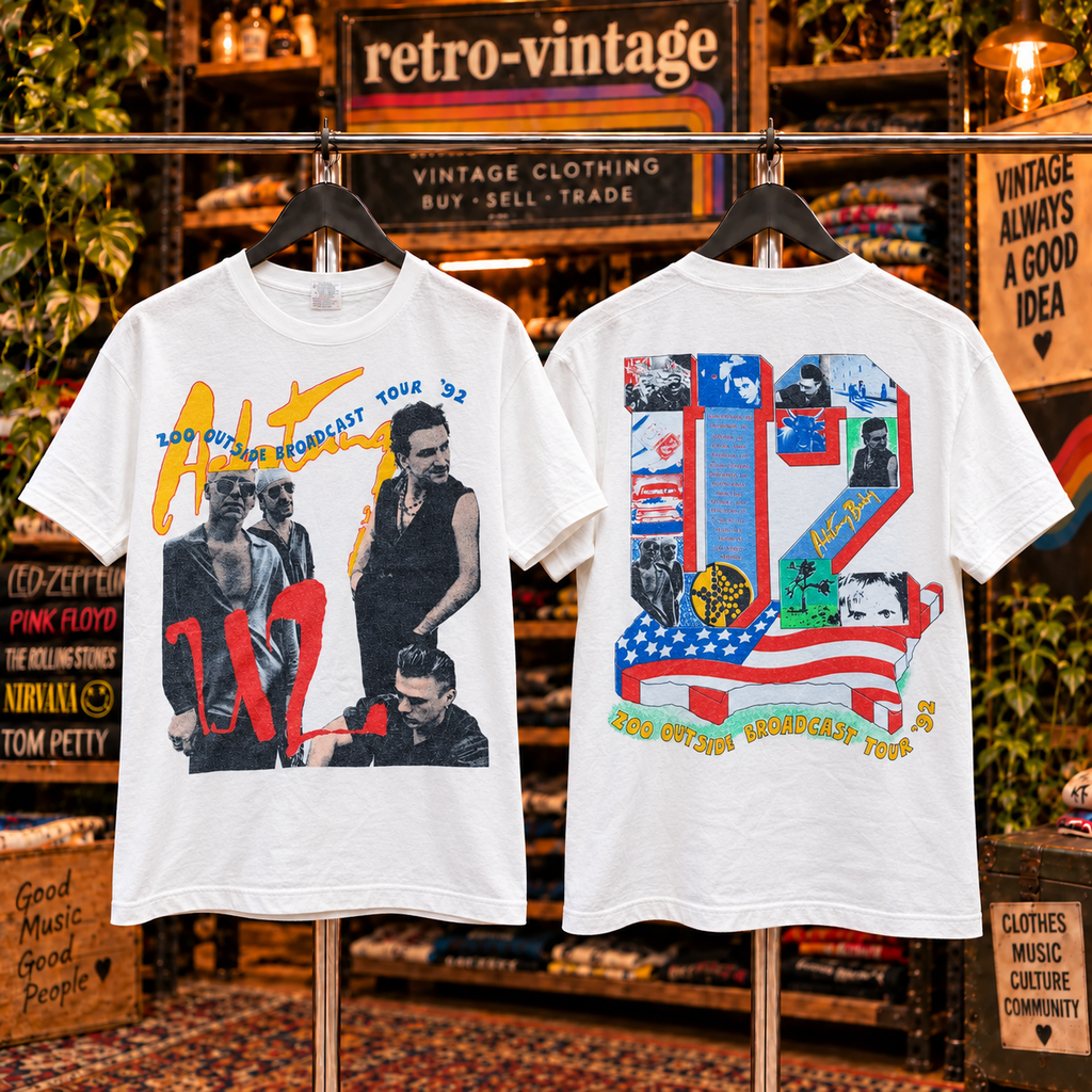 Vintage U2 Zoo TV Tour 1992 T-Shirt