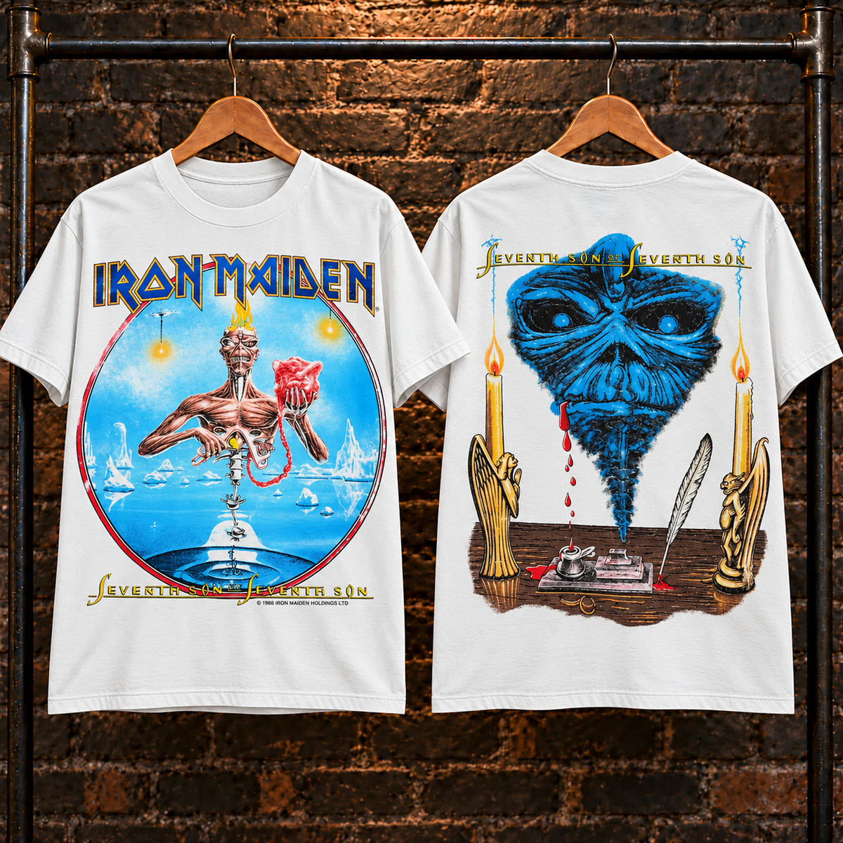 🔥 HOT PICK 🎸 Iron Maiden Tour Tee ⚡ Rare Retro Rock Vibes