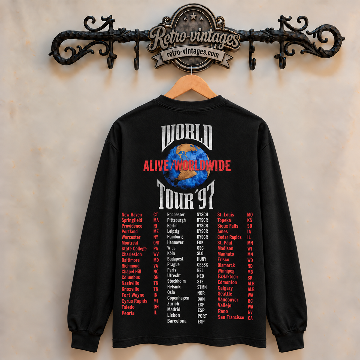 Vintage KISS Band Concert Sweatshirt